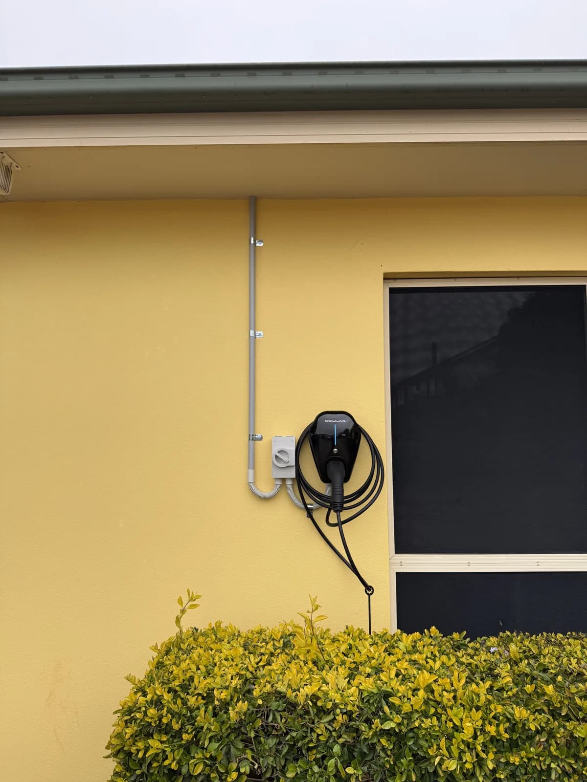 EV Charger Exterior Install — photo 1 of 2
