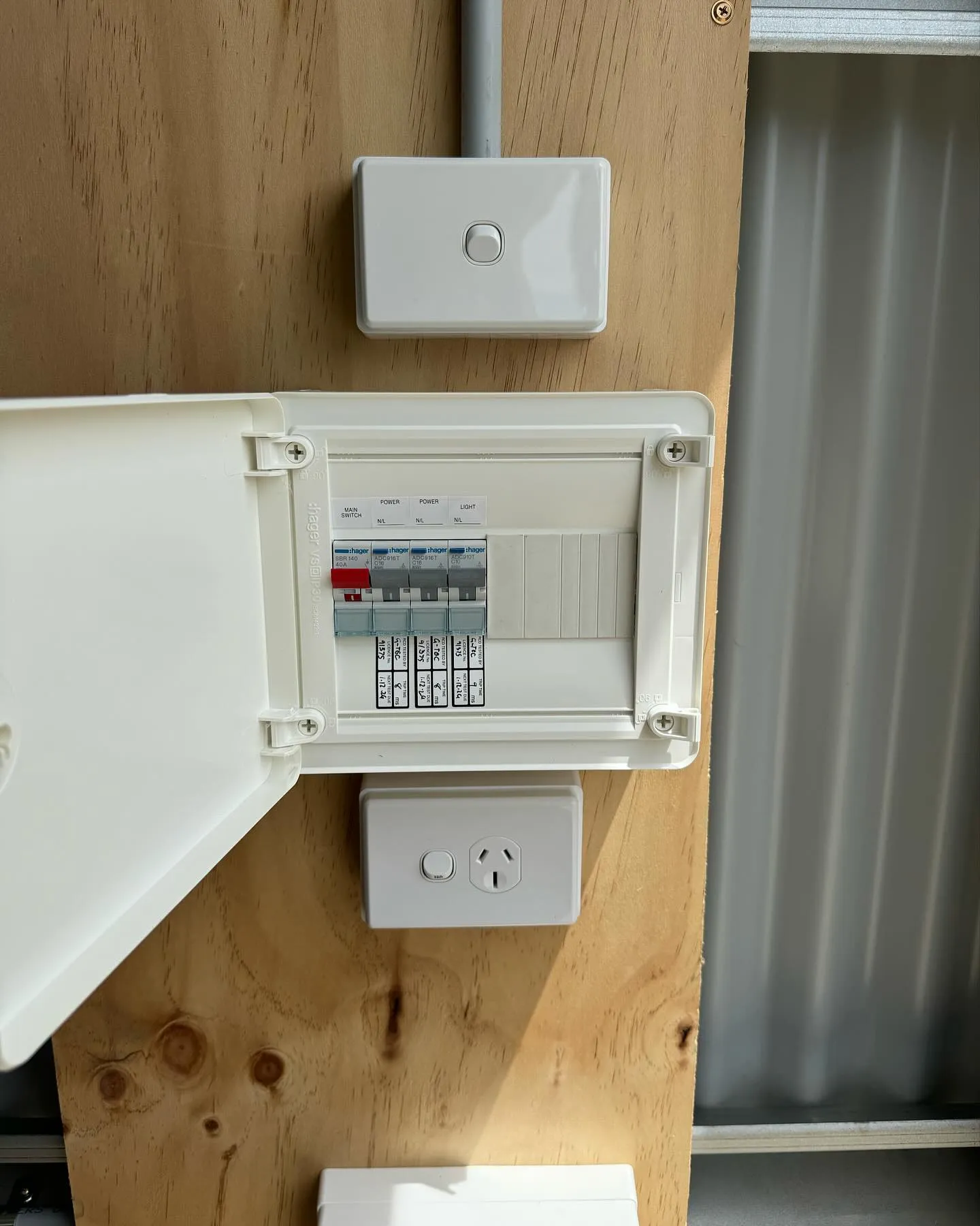 Hager switchboard upgrade Toowoomba
