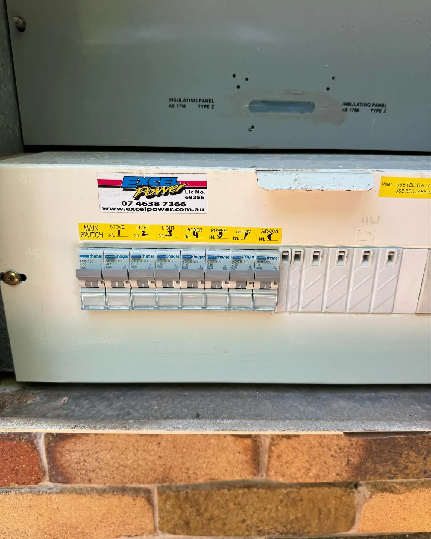 Neat switchboard wiring by Glenn